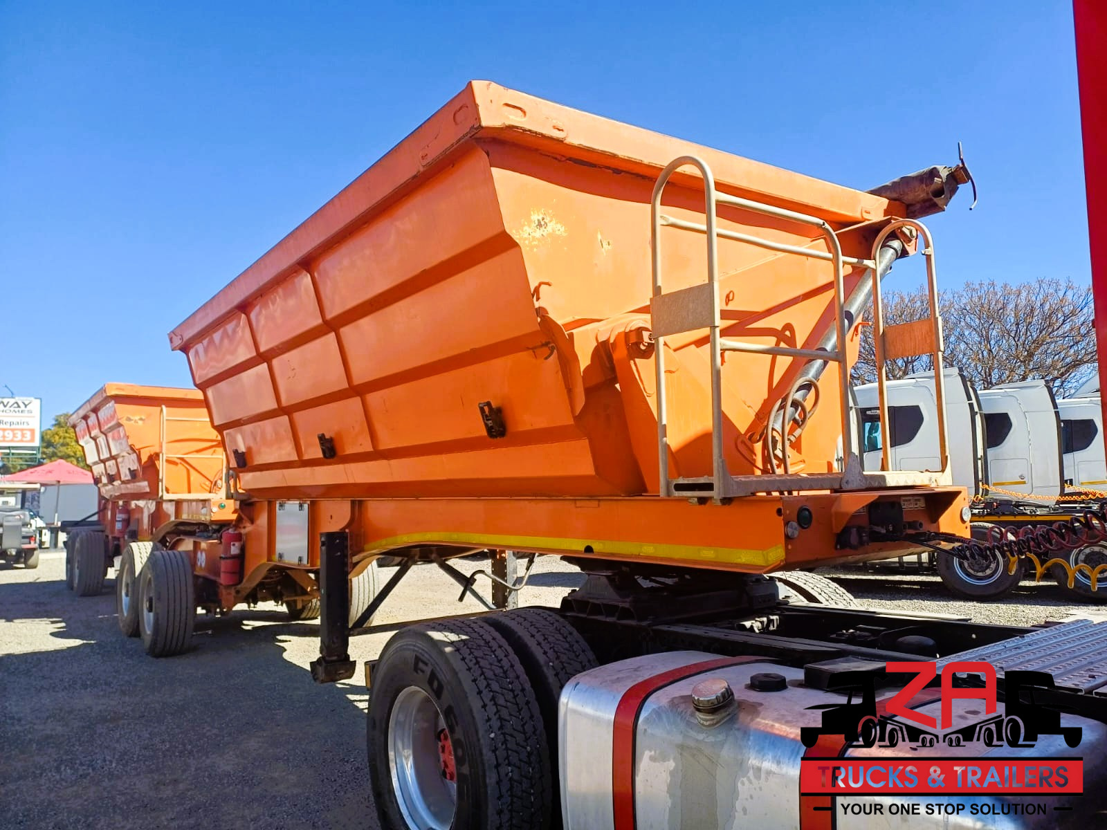 2021 SA TRUCK BODIES 25 CUBE SIDE TIPPER TRAILER #53115